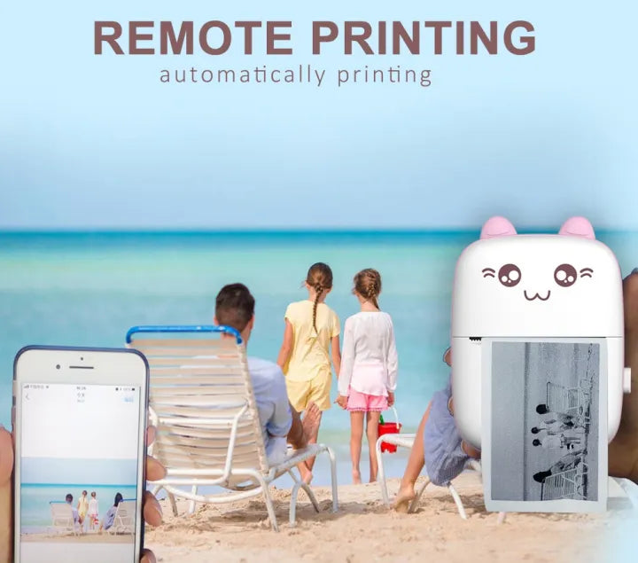Portable Mini Pocket Printer BT Thermal Printer