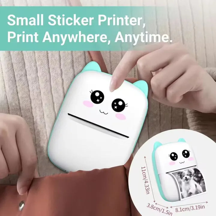 Portable Mini Pocket Printer BT Thermal Printer