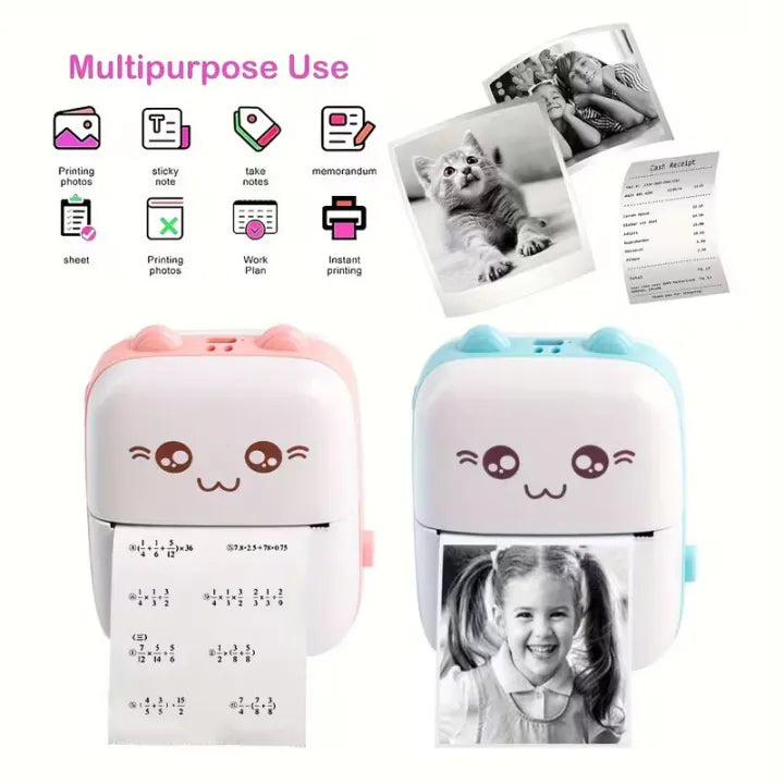 Portable Mini Pocket Printer BT Thermal Printer