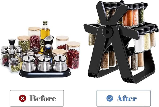 18 Jar Rotating Spice Rack