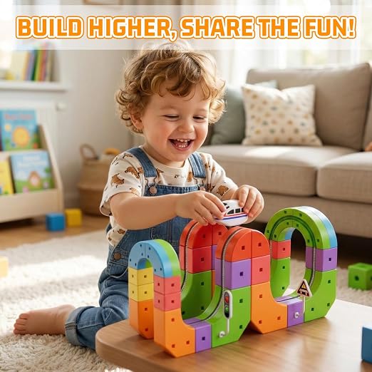 Versatile Magnetic Railcar Track Set