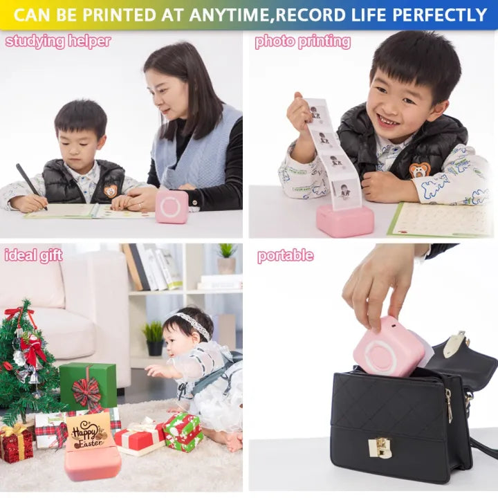 Portable Mini Pocket Printer BT Thermal Printer