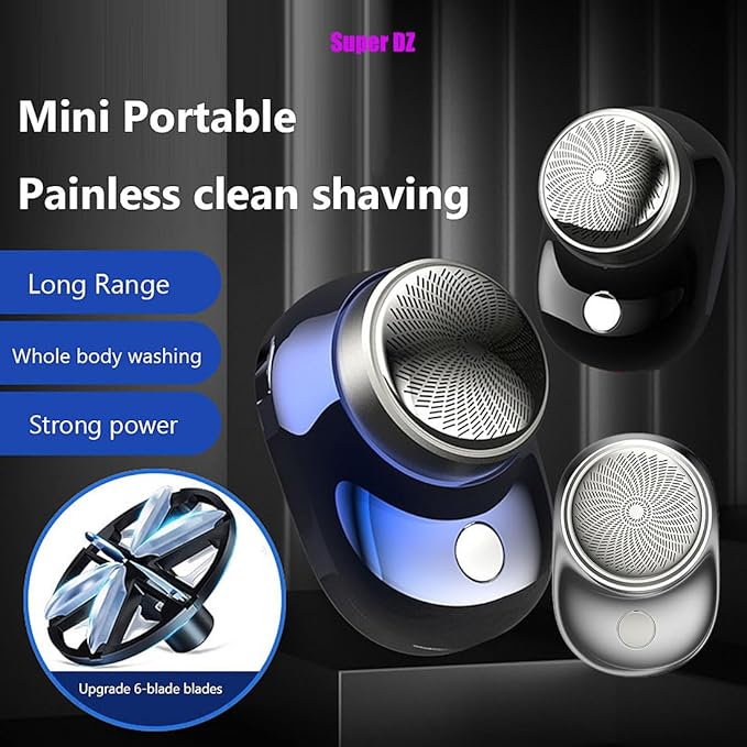 Electric razor, side view